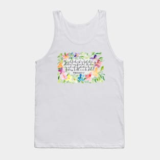 My soul find rest in God alone | Scripture Art Tank Top